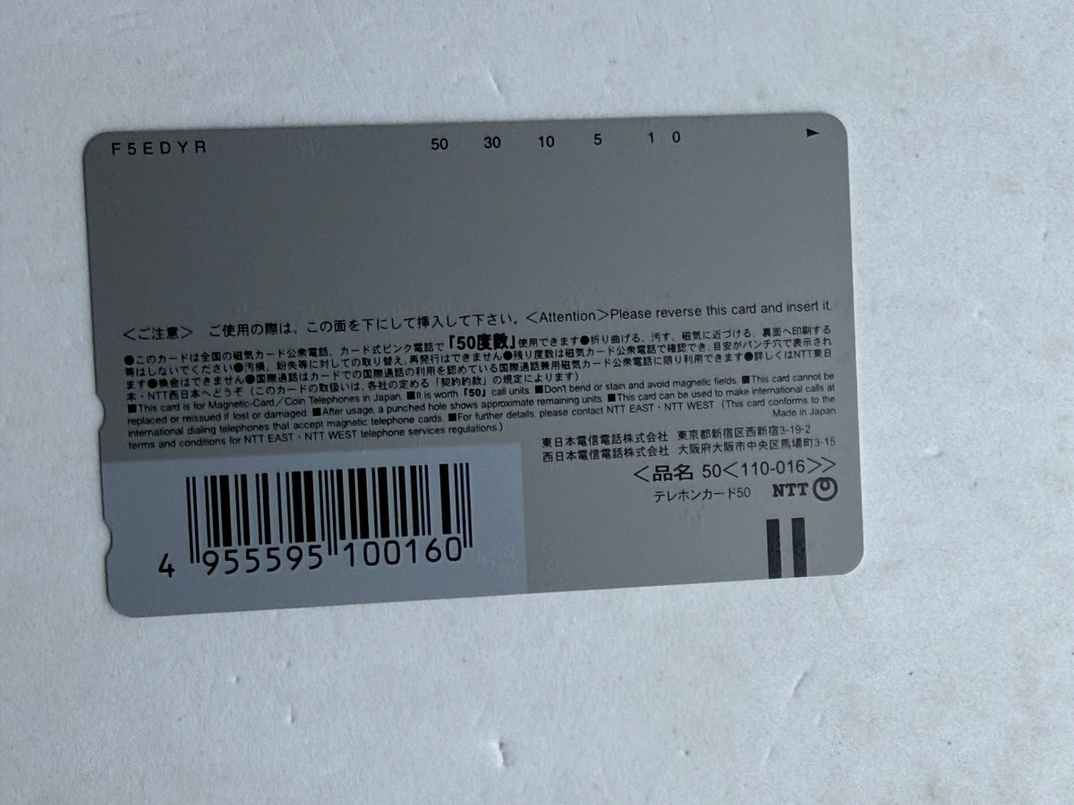 Makako Matsushita Anime Manga Unused Japanese Telephone Card (Teleca)