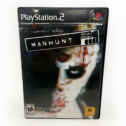 Manhunt (Sony PlayStation 2, 2003) PS2 Complete w/ Manual Tested Rockstar Games - thriftgoblin