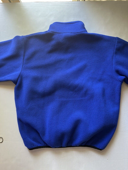 Marker Bindings USA Olympic Fleece Pullover 1/4 Zip Sweater Blue Size XL Skiing - thriftgoblin