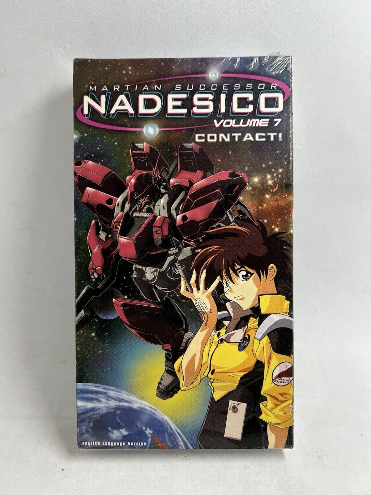 Martian Successor Nadesico - Vol. 7: Contact (VHS, 2000, Dubbed) ADV Films Anime - thriftgoblin