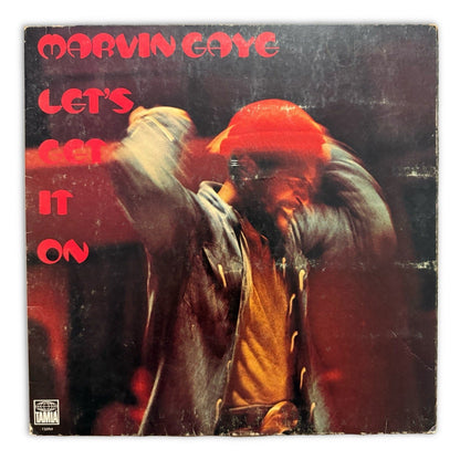 Marvin Gaye Let’s Get It On 1973 Vinyl LP Tamla T 329V1 Original Soul Funk Jazz - thriftgoblin