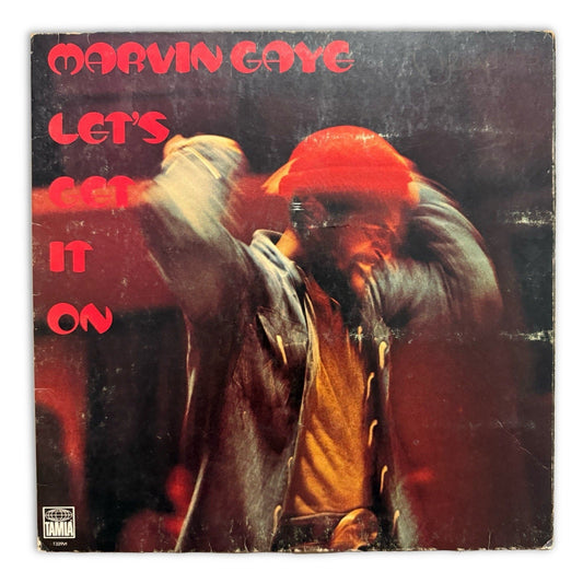 Marvin Gaye Let’s Get It On 1973 Vinyl LP Tamla T 329V1 Original Soul Funk Jazz - thriftgoblin