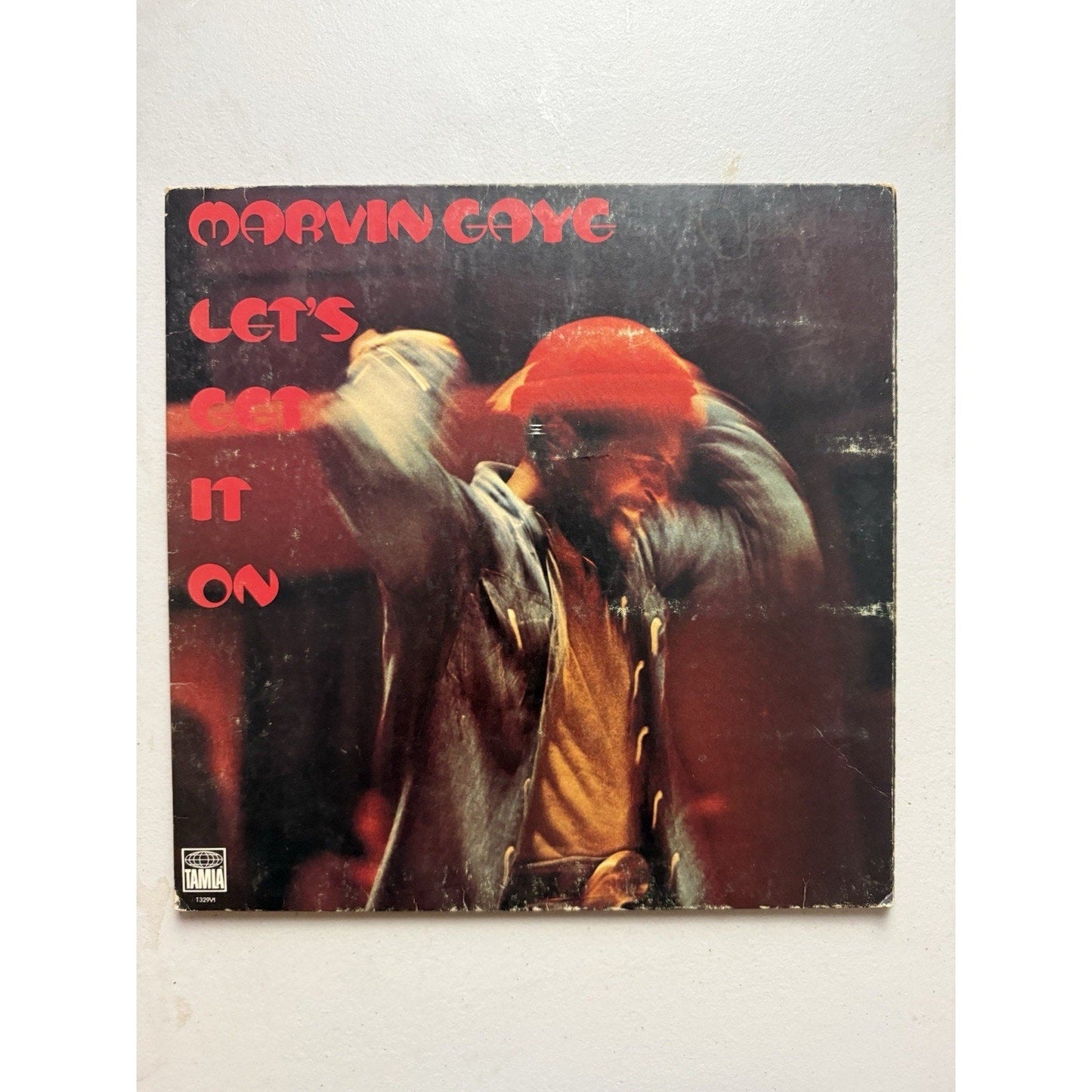 Marvin Gaye Let’s Get It On 1973 Vinyl LP Tamla T 329V1 Original Soul Funk Jazz - thriftgoblin
