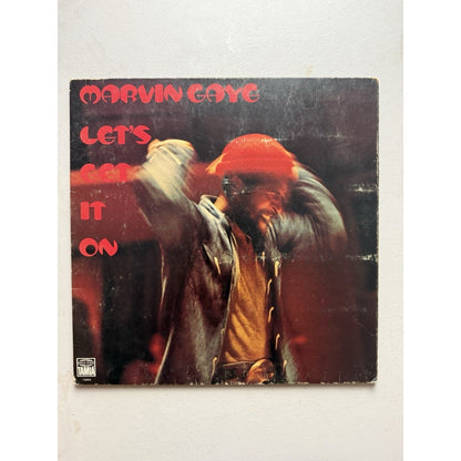 Marvin Gaye Let’s Get It On 1973 Vinyl LP Tamla T 329V1 Original Soul Funk Jazz - thriftgoblin
