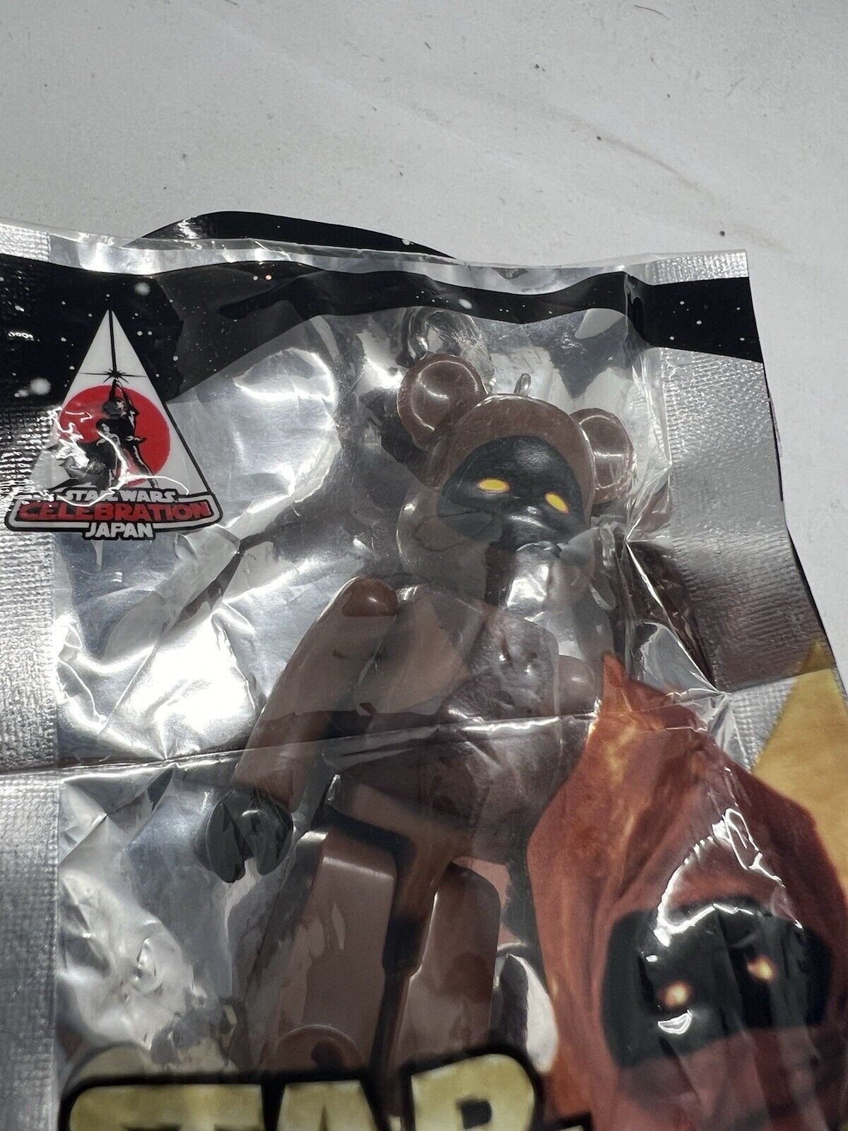 Medicom 2008 Star Wars Celebration Japan Pepsi Be@rbrick JAWA Key Chain Ring - thriftgoblin