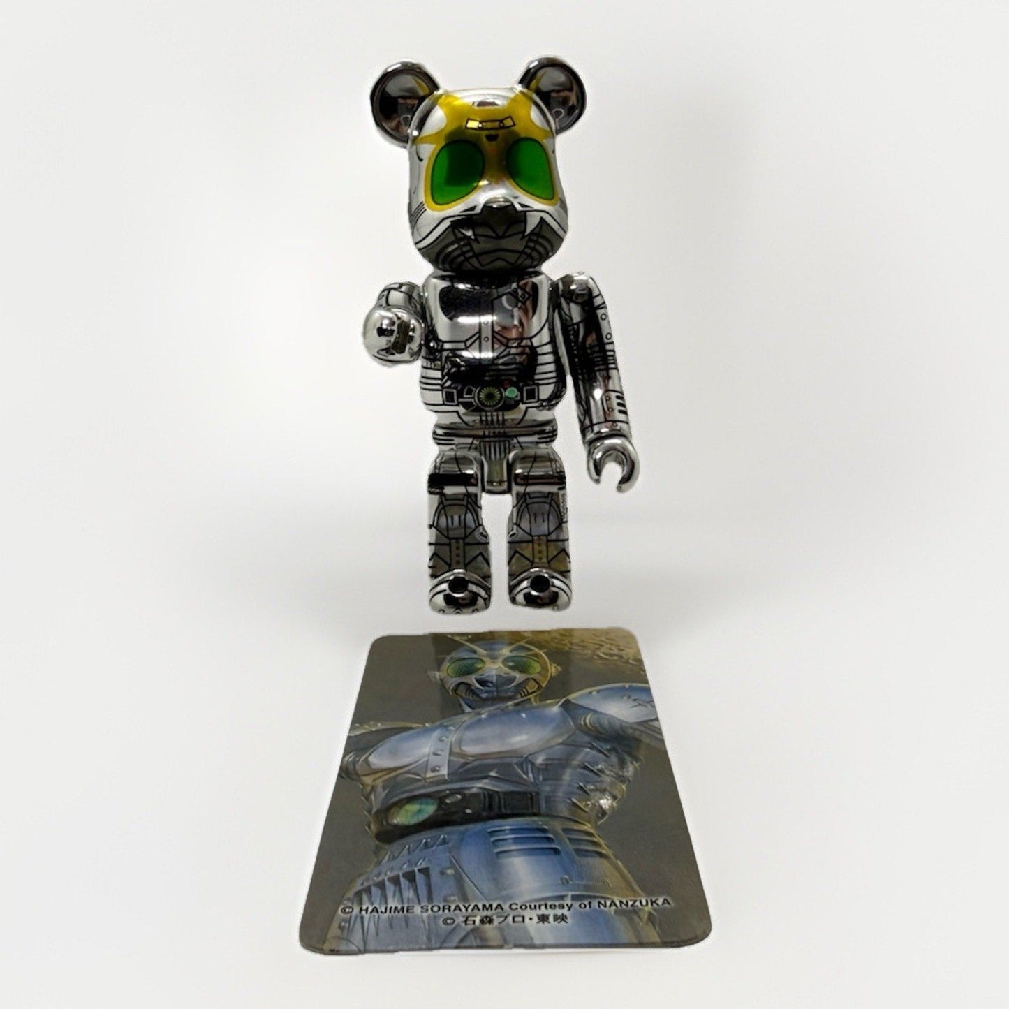 Medicom Be@rbrick 42 20th anniversary 100% Bearbrick Shadow Moon Figure - thriftgoblin