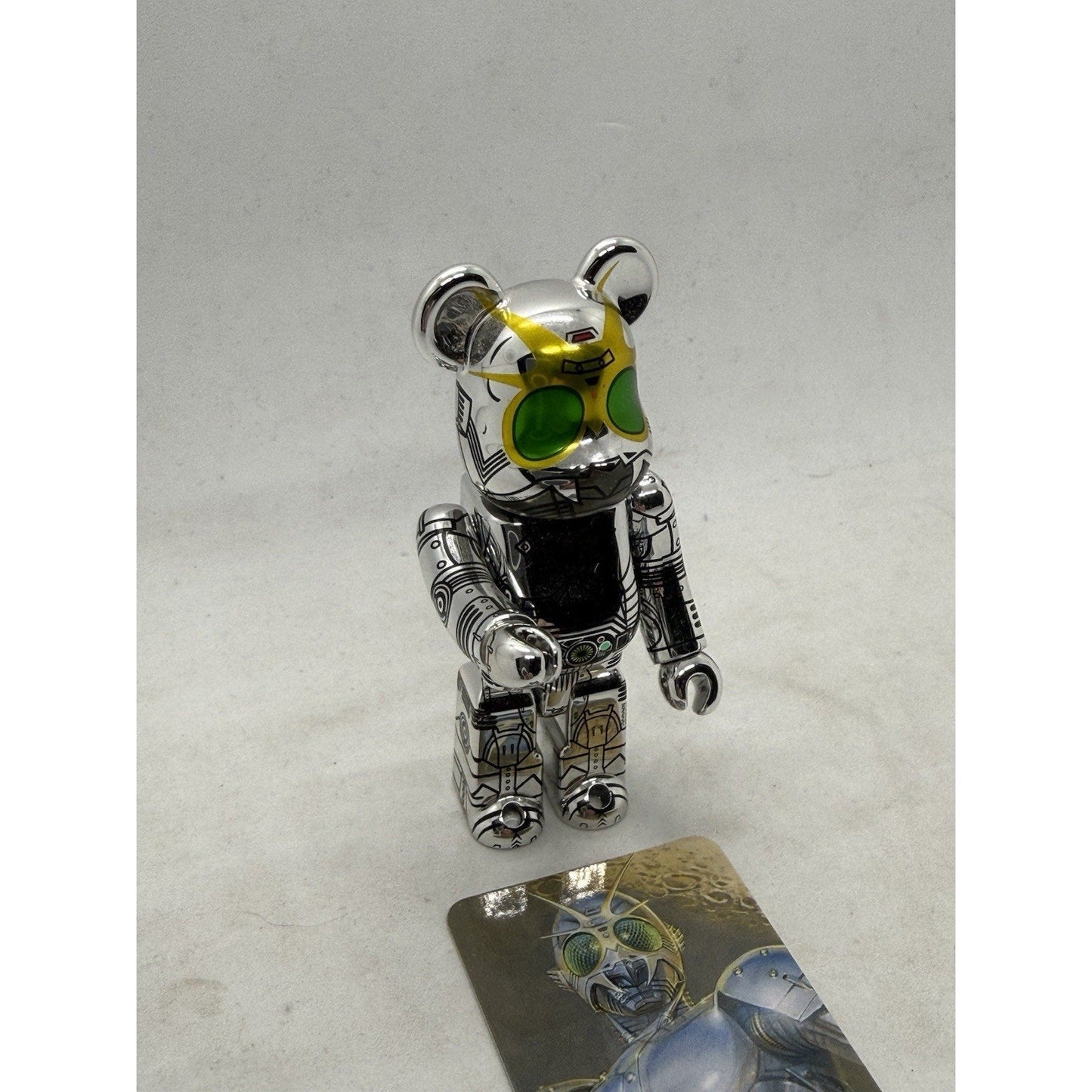 Medicom Be@rbrick 42 20th anniversary 100% Bearbrick Shadow Moon Figure - thriftgoblin