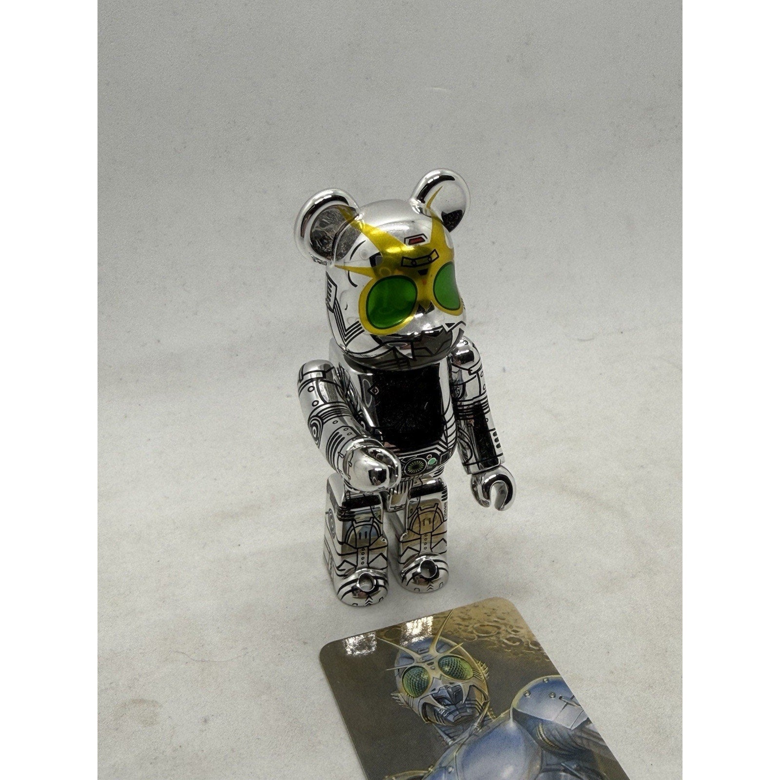 Medicom Be@rbrick 42 20th anniversary 100% Bearbrick Shadow Moon Figure - thriftgoblin