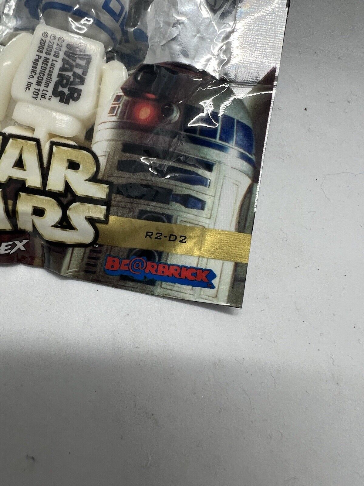Medicom Star Wars Celebration Japan Pepsi Nex Bearbrick R2D2 Charm Keychain 2008 - thriftgoblin