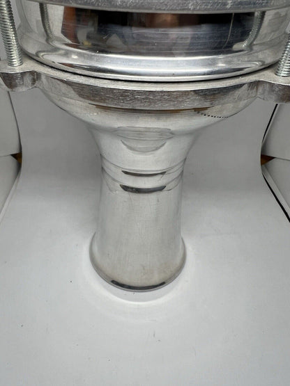 Meinl HE - 100 Aluminum 5 1/3" Darbuka, Plain Hand Drum Silver Metal Lap Light - thriftgoblin