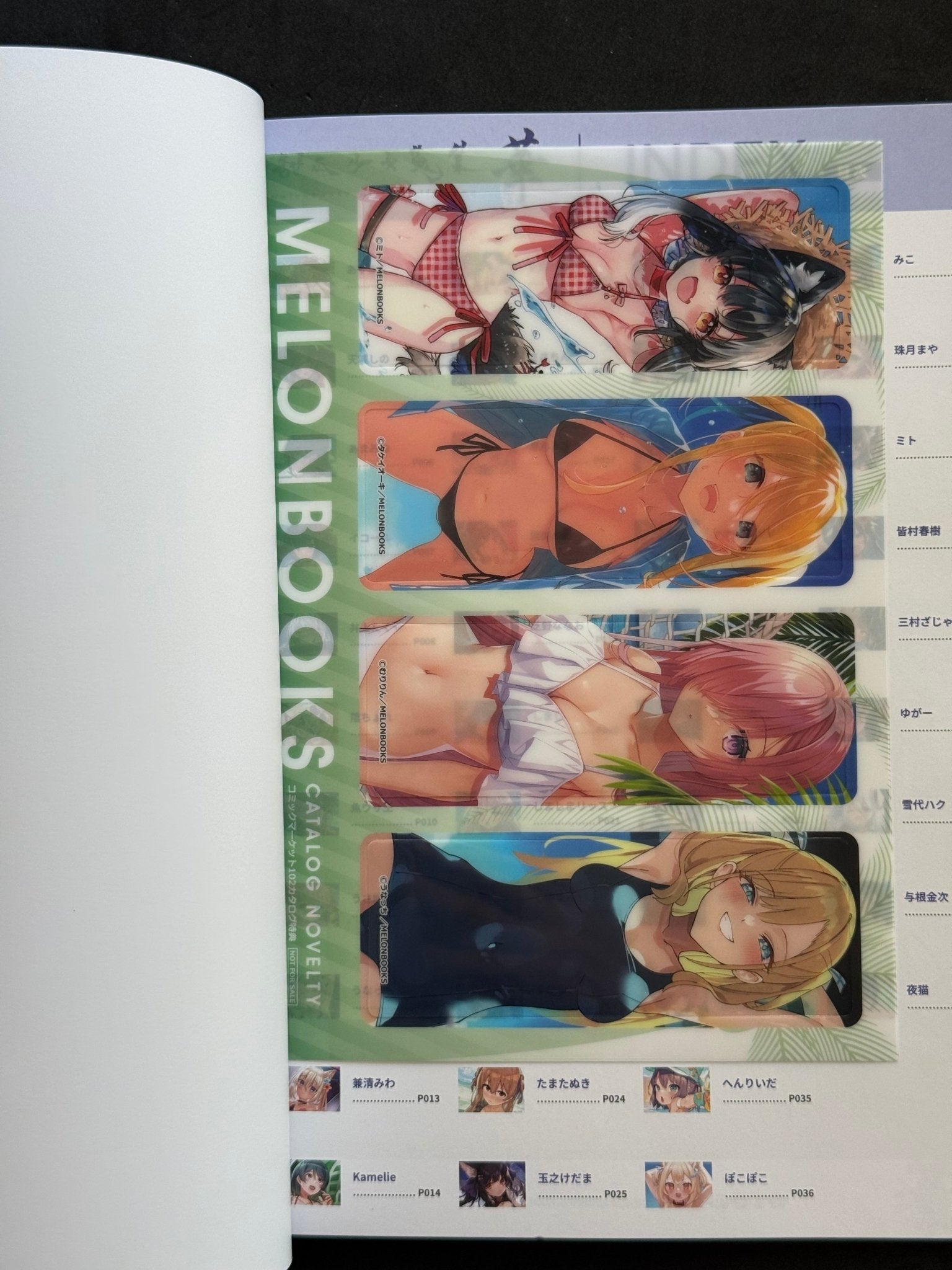 Melonbooks Girls Collection Hana 2023 Summer C102 Artbook + Catalog Novelty Set - thriftgoblinArt Book