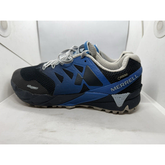 Merrell Agility Peak Flex 2 E‑Mesh Trail Shoes Men’s 6.5 Blue Black J598379 - thriftgoblin