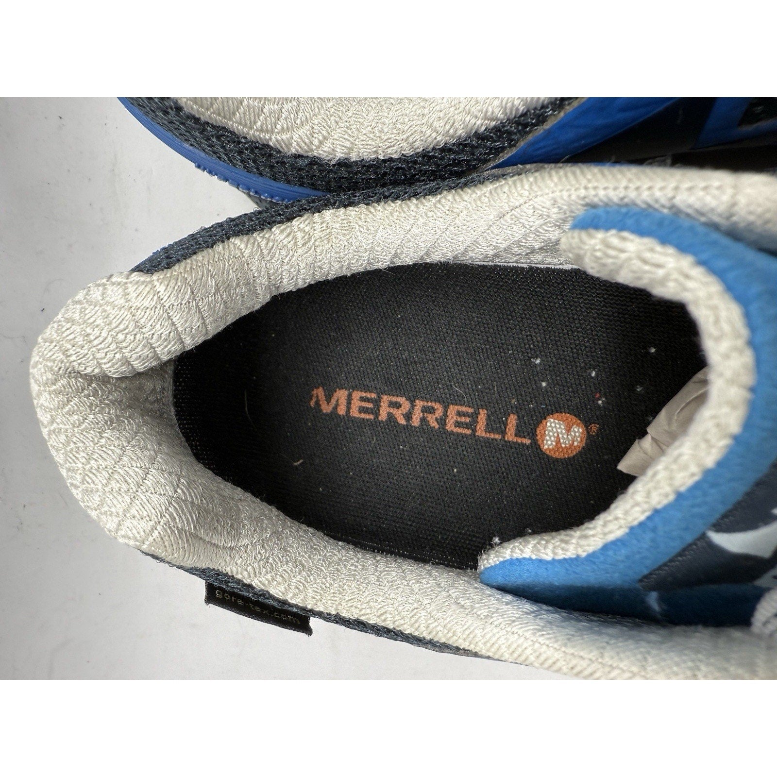 Merrell Agility Peak Flex 2 E‑Mesh Trail Shoes Men’s 6.5 Blue Black J598379 - thriftgoblin