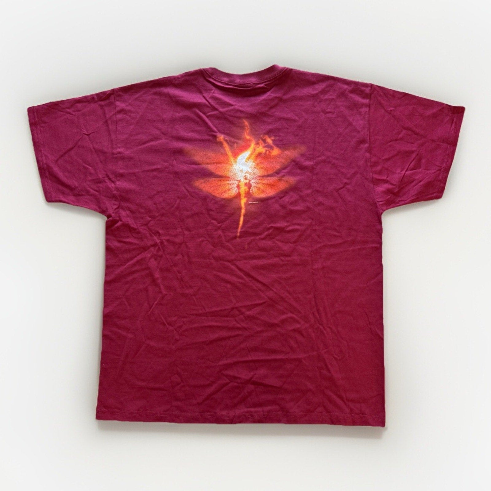 Michael Turner’s Soulfire Comic Promo Shirt 2005 Aspen MLT Maroon XL Fairy Fire - thriftgoblin
