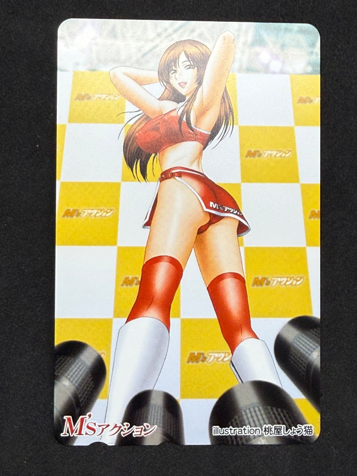 Momoya Shoneko M's Action Race Queen Unused Japanese Telephone Card (Teleca) - Thrift GoblinTelephone Card