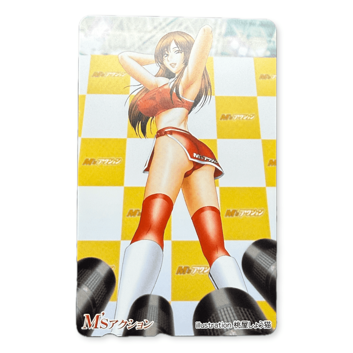 Momoya Shoneko M's Action Race Queen Unused Japanese Telephone Card (Teleca) - Thrift GoblinTelephone Card