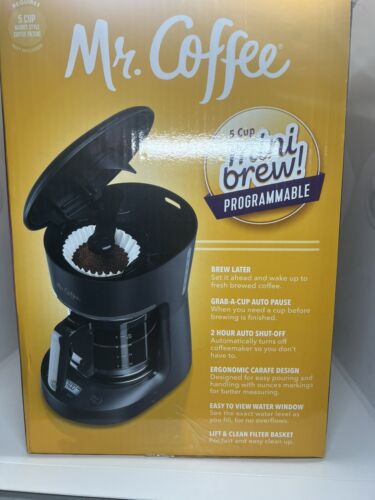 Mr. Coffee 5 - Cup Coffee Maker, 25 oz. Mini Brew - thriftgoblin