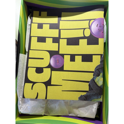 MSCHF Gobstomper Black Lime Green Purple Size 12 NIB Extra Laces & Keychain - thriftgoblin