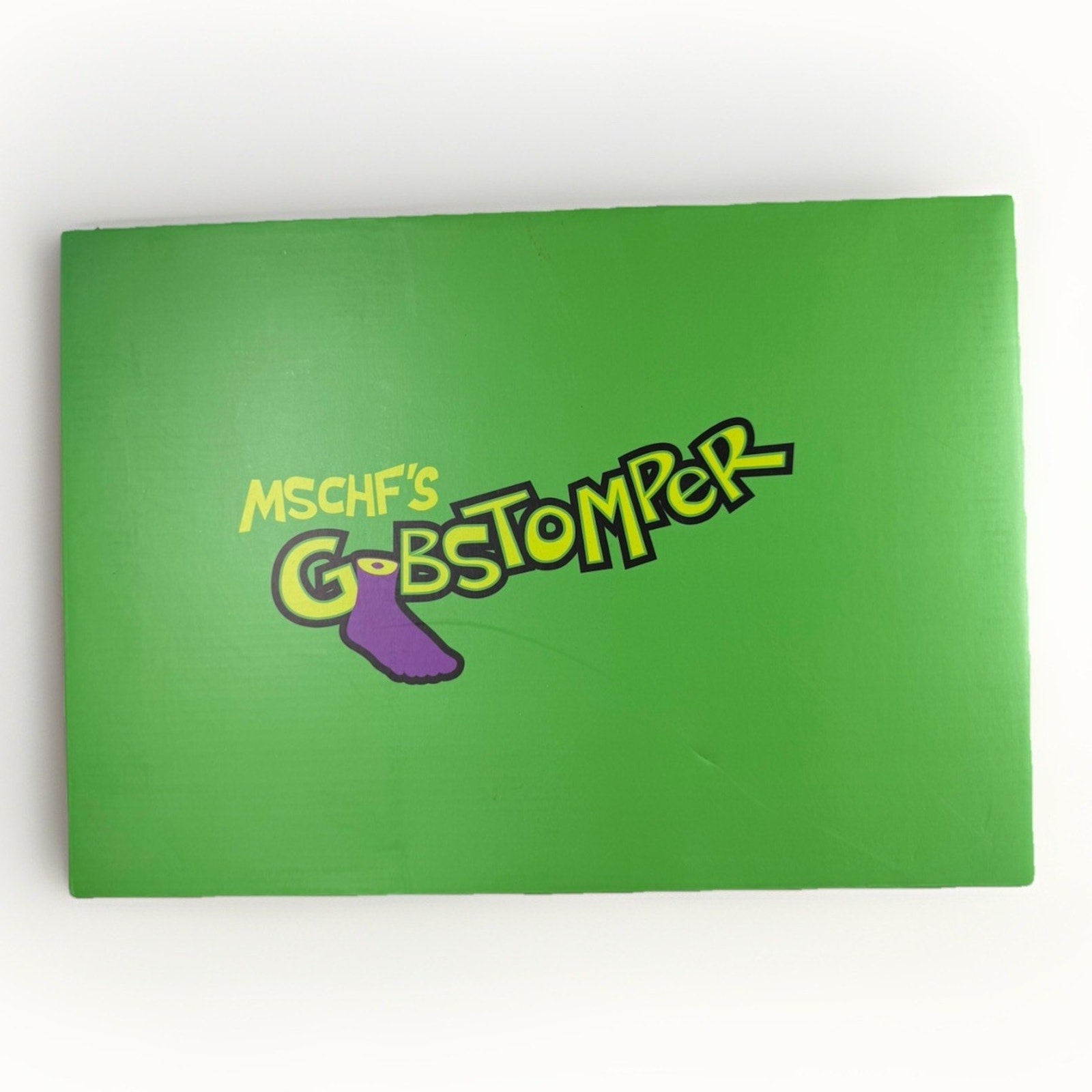 MSCHF Gobstomper Black Lime Green Purple Size 12 NIB Extra Laces & Keychain - thriftgoblin