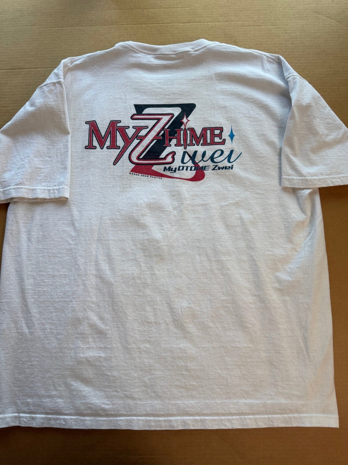 My - Z - HiME My Otome Zwei Anime Tee XL Double Sided Sunrise 2006 - 2008 - thriftgoblinTee