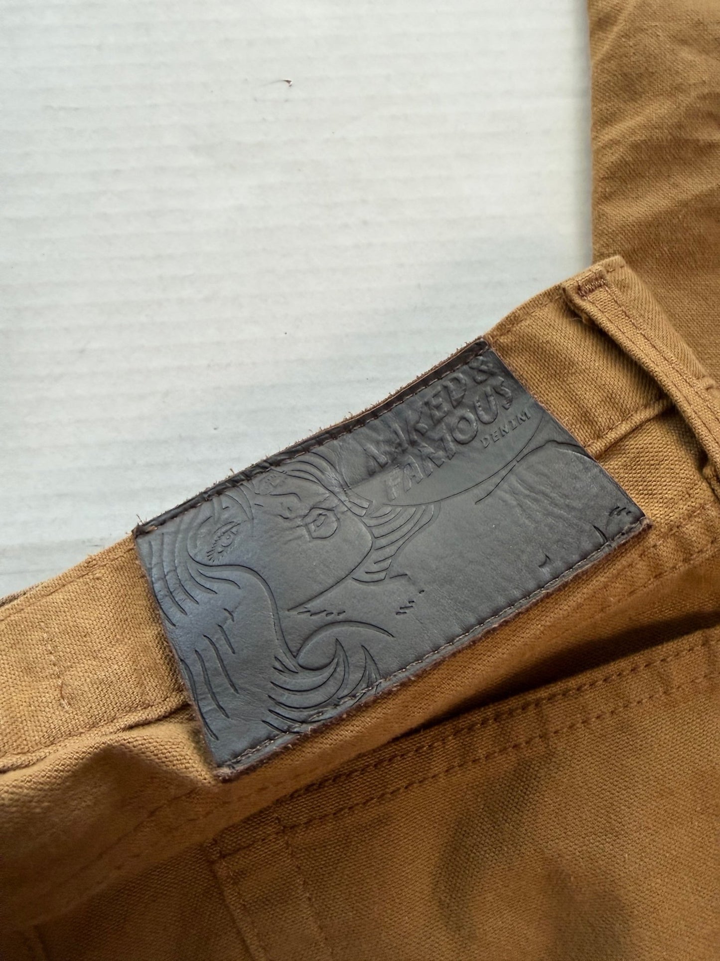 Naked & Famous True Guy Duck Canvas Selvedge Denim W30 10oz Japan Made Canada - thriftgoblinDenim