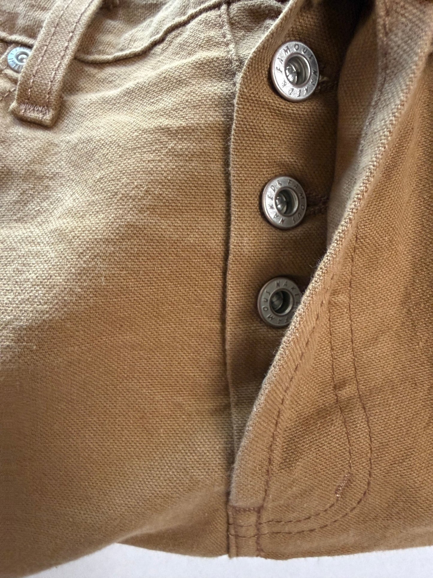 Naked & Famous True Guy Duck Canvas Selvedge Denim W30 10oz Japan Made Canada - thriftgoblinDenim