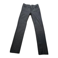 Naked & Famous Weird Guy Raw Denim Jeans 30 W Charcoal Stretch Slim Tapered Fit