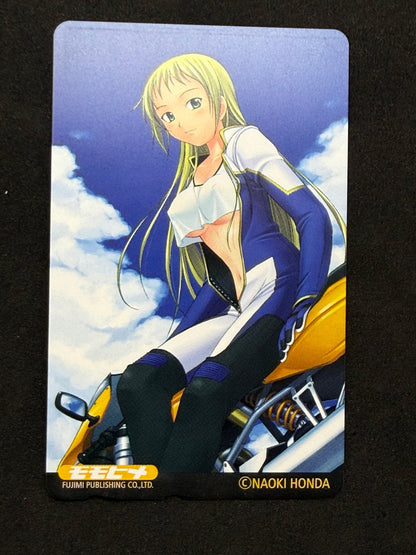 Naoki Honda Motorcycle Girl Fujimi Unused Japanese Telephone Card (Teleca) - Thrift GoblinTelephone Card