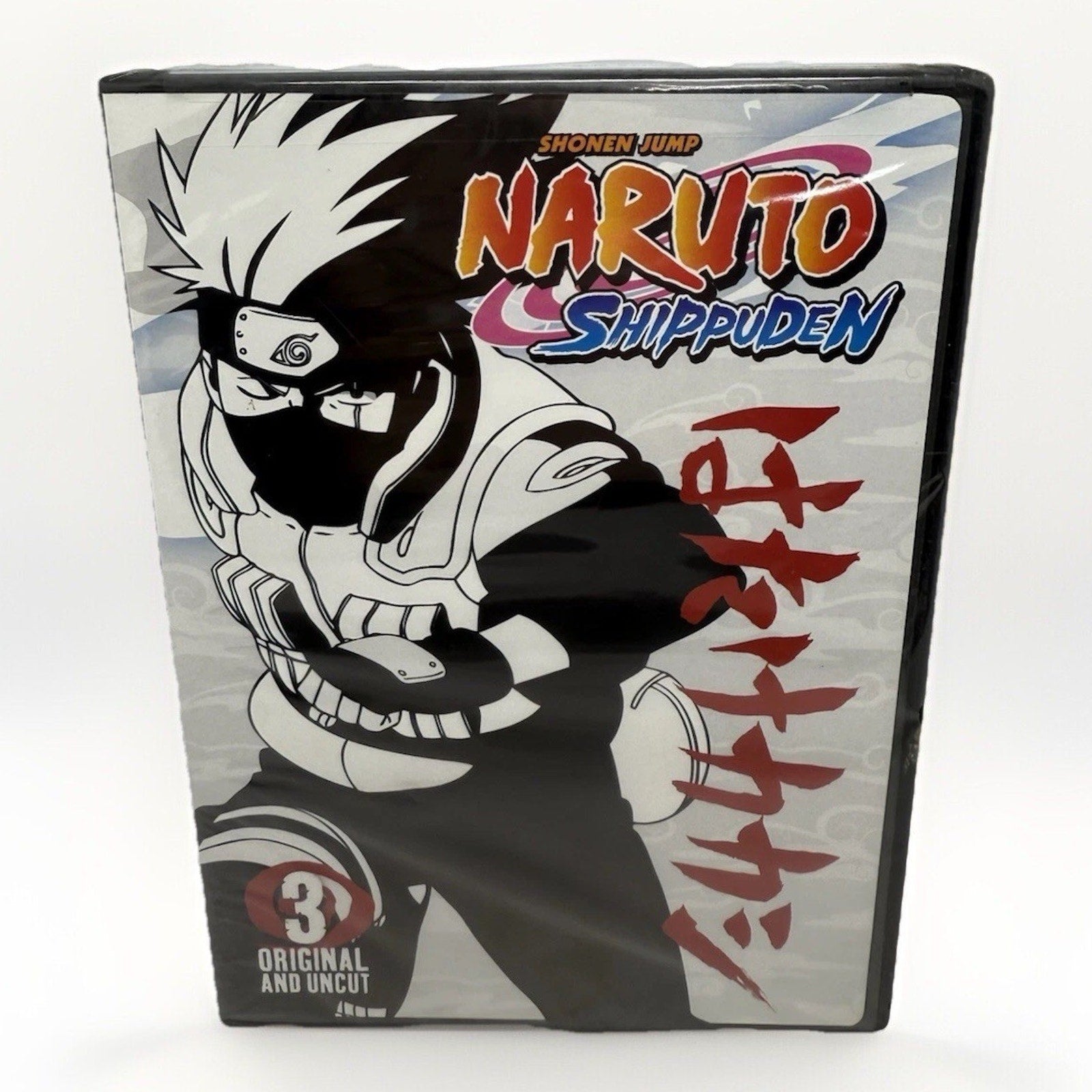 Naruto Shippuden Vol. 3 DVD Original & Uncut Episodes 9–13 | Viz Media 2009 - thriftgoblin
