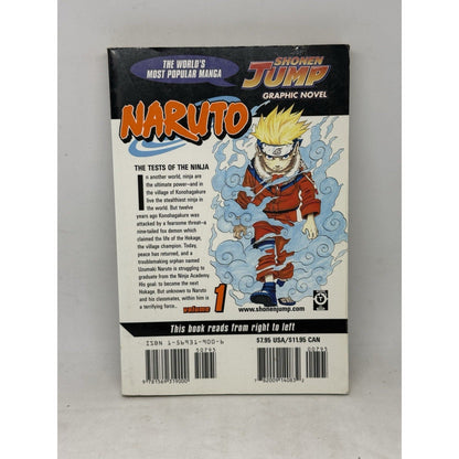 Naruto Vol 1 Manga Masashi Kishimoto Shonen Jump Graphic Novel Uzumaki 2003 Eng - thriftgoblin