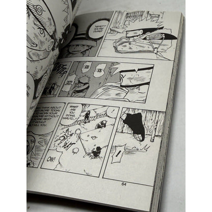Naruto Vol 3 Manga Masashi Kishimoto Shonen Jump Graphic Novel Kakashi 2003 - thriftgoblin