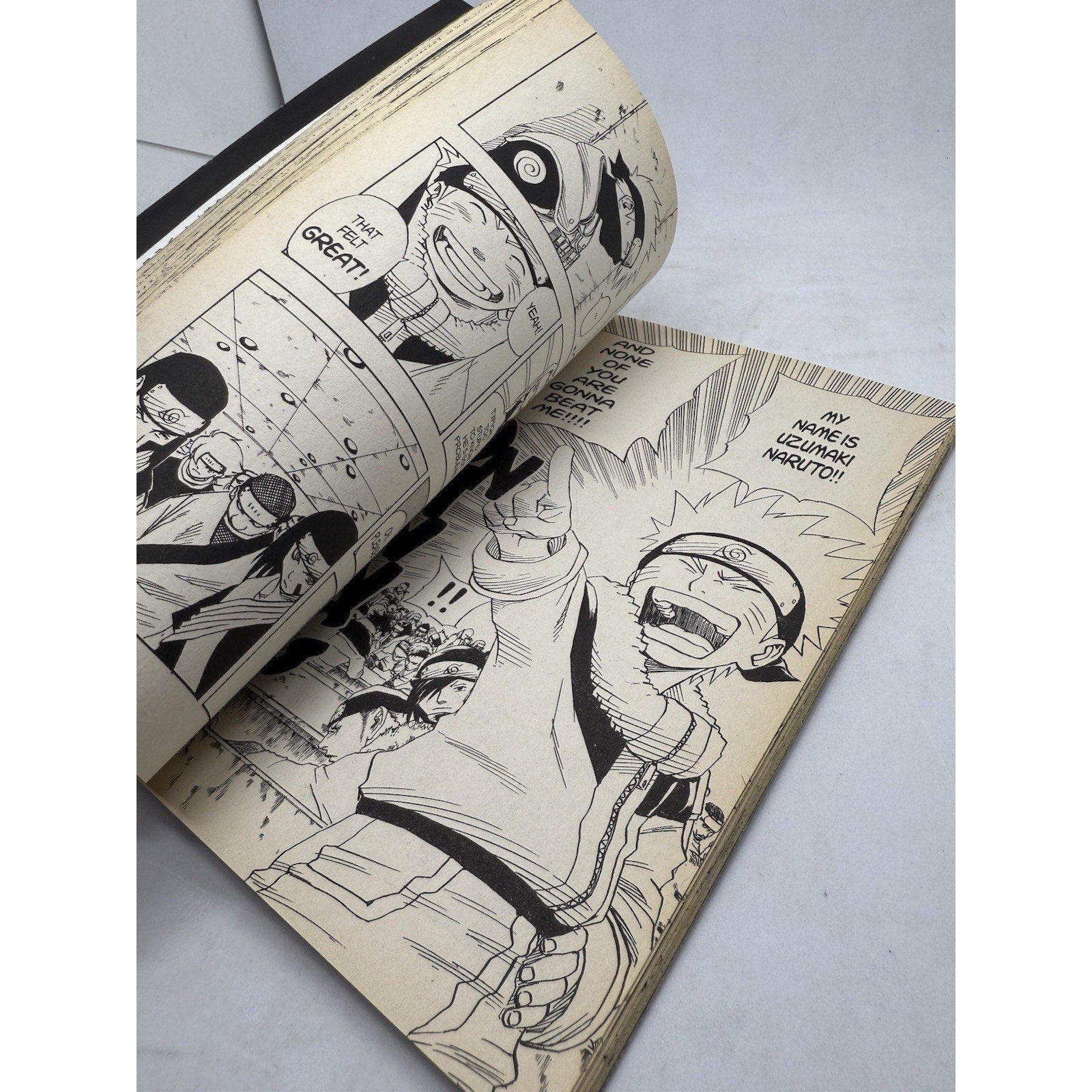 Naruto Volume 5 - Masashi Kishimoto - Shonen Jump Manga Graphic Novel Viz Exam - thriftgoblin