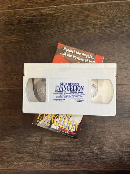 Neon Genesis Evangelion; Genesis 0:5 Magma Diver! - VHS, 1997. Asuka. Rei. TV - thriftgoblin