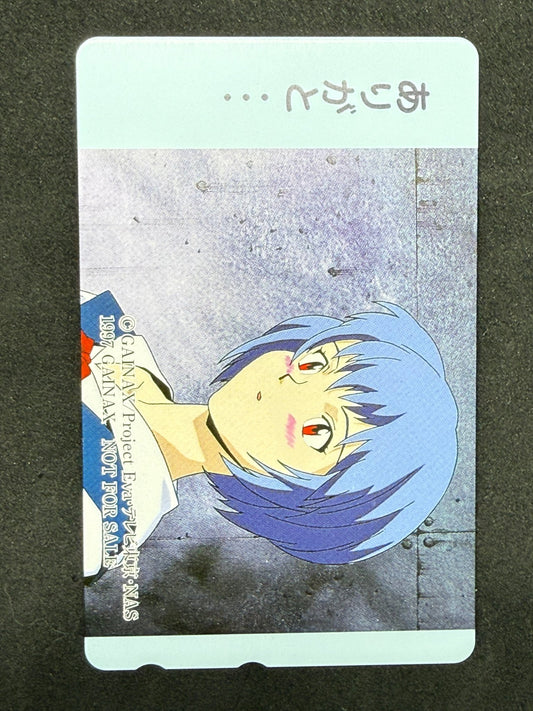 Neon Genesis Evangelion Rei Ayanami Arigato Not For Sale Unused Japanese Telephone Card (Teleca) - Thrift GoblinTelephone Card