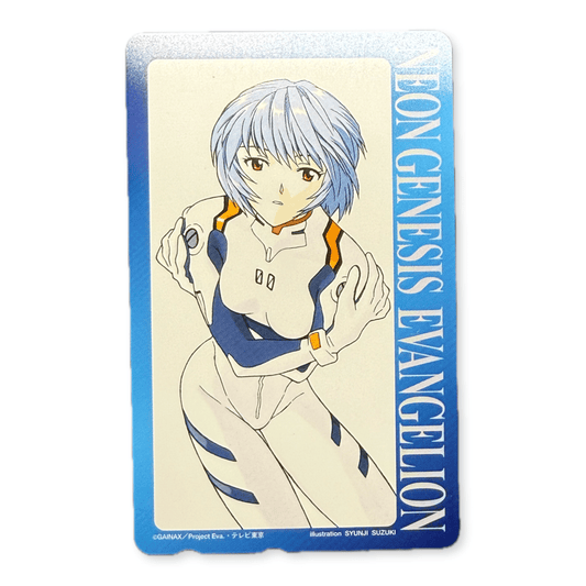Neon Genesis Evangelion Rei Ayanami Shunji Suzuki Unused Japanese Telephone Card (Teleca) - Thrift GoblinTelephone Card