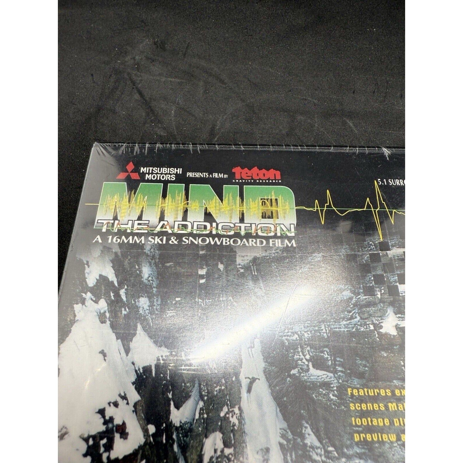NEW Mind the Addiction: 16MM Ski & Snowboard Film (DVD, 2001) Teton SEALED, NIB - thriftgoblin