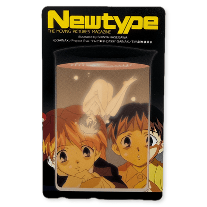 Newtype Magazine Evangelion Shinji Asuka Telephone Card - thriftgoblinTelephone Card