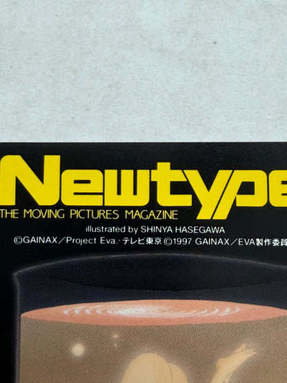 Newtype Magazine Evangelion Shinji Asuka Telephone Card - thriftgoblinTelephone Card