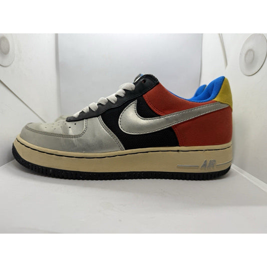 Nike Air Force 1 Low Olympic 2004 Silver Black Red Yellow Blue 307731 - 171 OG - thriftgoblin