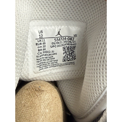 Nike Air Jordan 1 Mid College Grey Light Bone White 554724 - 082 Men’s Size 12 Fye - thriftgoblin
