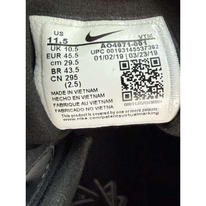 Nike Air Max 270 React Black Vast Grey Off White AO4971 - 001 Men’s Size 11.5 Gray - thriftgoblin