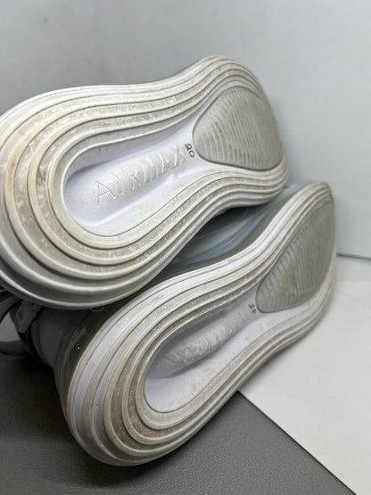 Nike Air Max 720 Saturn Shoes Men's Size 8 Platinum White Sneakers AO2110 - 003 - thriftgoblin