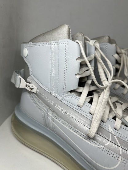 Nike Air Max 720 Saturn Shoes Men's Size 8 Platinum White Sneakers AO2110 - 003 - thriftgoblin