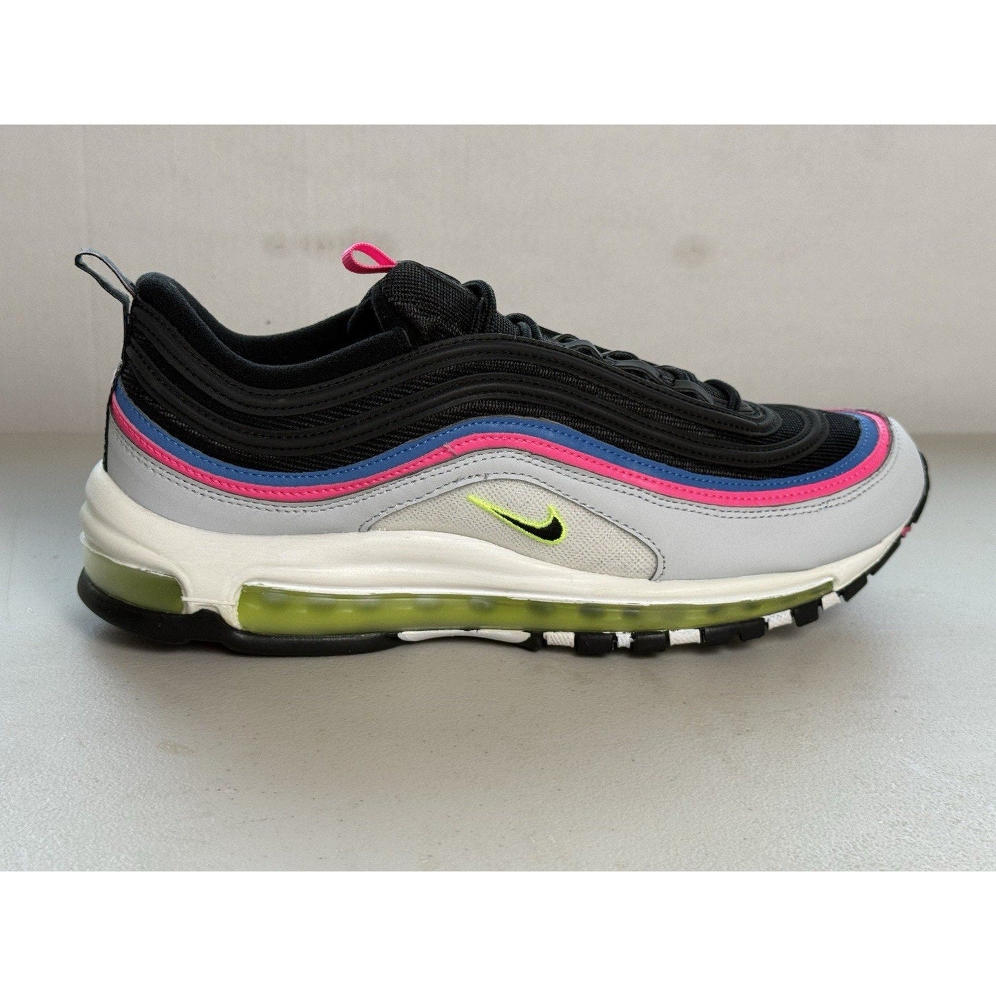 Nike Air Max 97 Pure Platinum Black White DZ4392 - 001 Size 11.5 OG Box Pink Volt - thriftgoblin