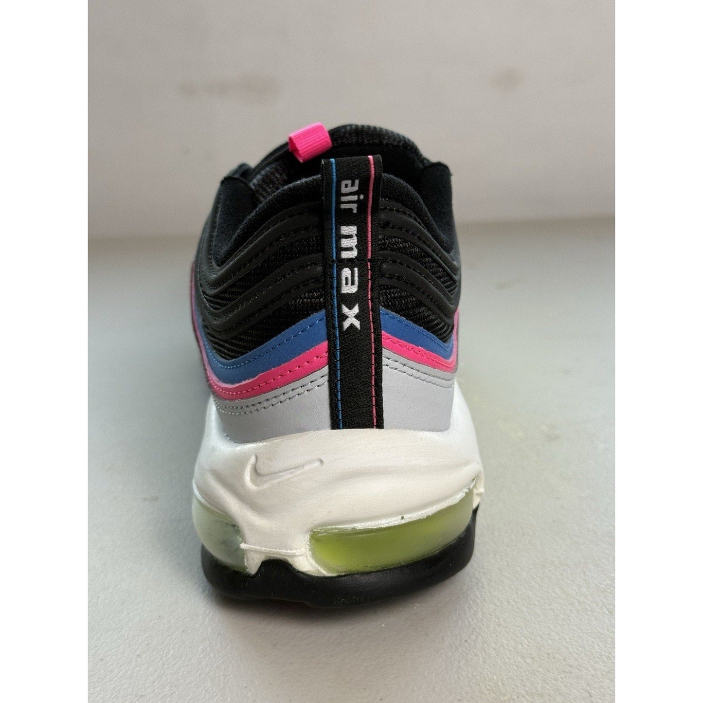 Nike Air Max 97 Pure Platinum Black White DZ4392 - 001 Size 11.5 OG Box Pink Volt - thriftgoblin