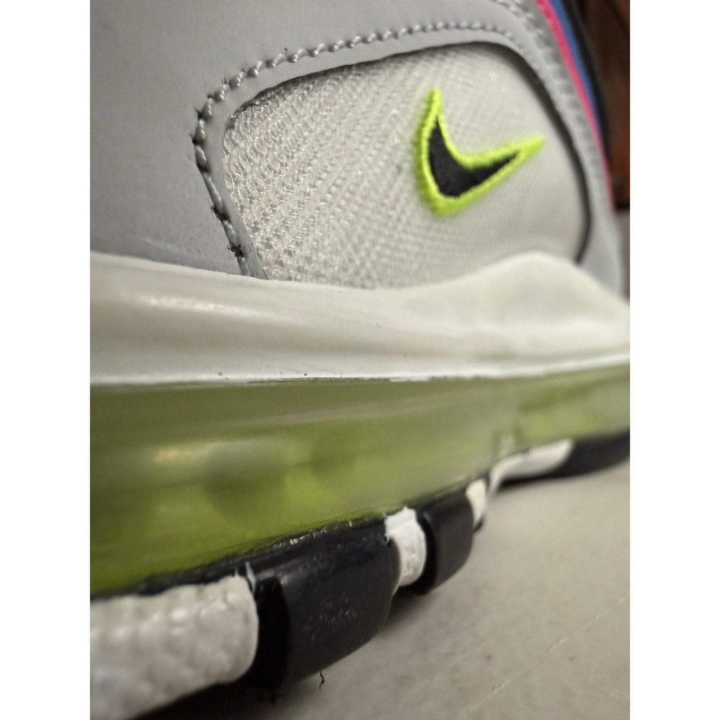 Nike Air Max 97 Pure Platinum Black White DZ4392 - 001 Size 11.5 OG Box Pink Volt - thriftgoblin