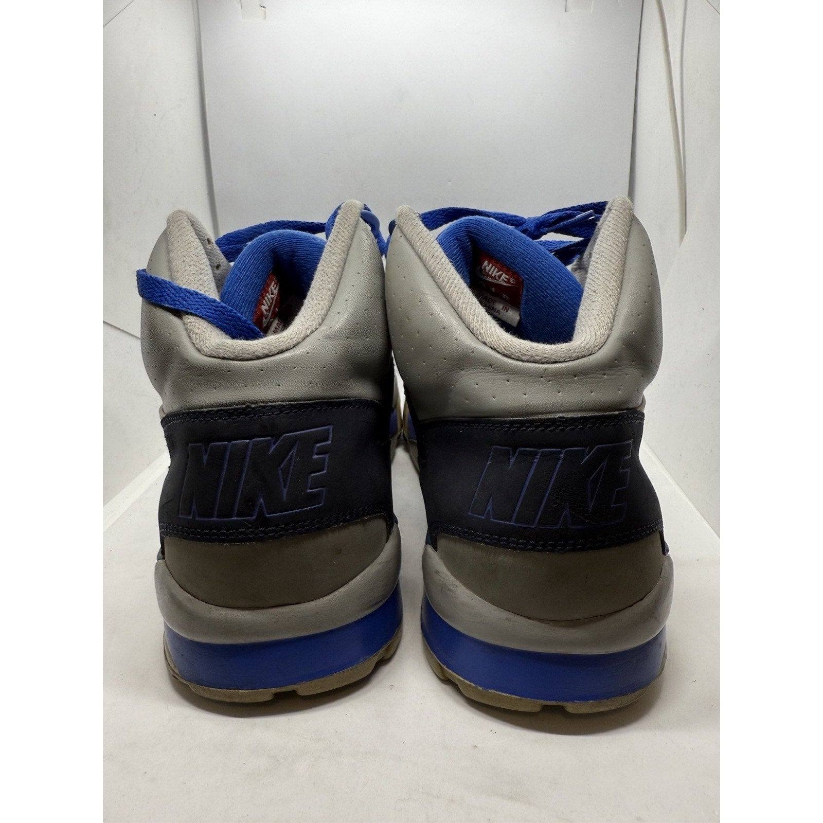 Nike Air Trainer SC High 30234 - 071 Men’s Size 11.5 Bo Jackson Grey Blue White - thriftgoblin