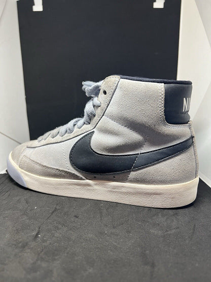 Nike SB Blazer Suede Baby Blue Gray High Size Womens Sneaker HiTop - thriftgoblin