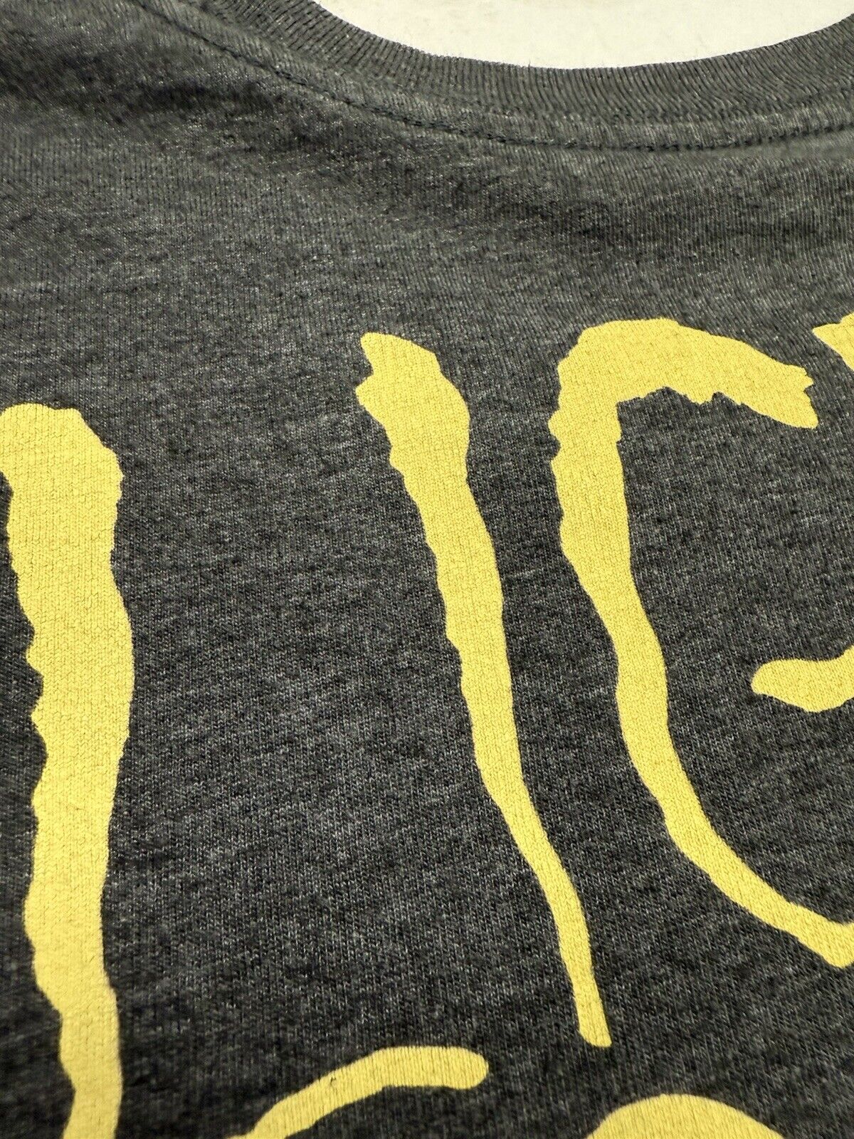 Nike SB x Neckface T-Shirt Men Large Grey Lights Out Worldwide Logo Graffiti Art - thriftgoblin