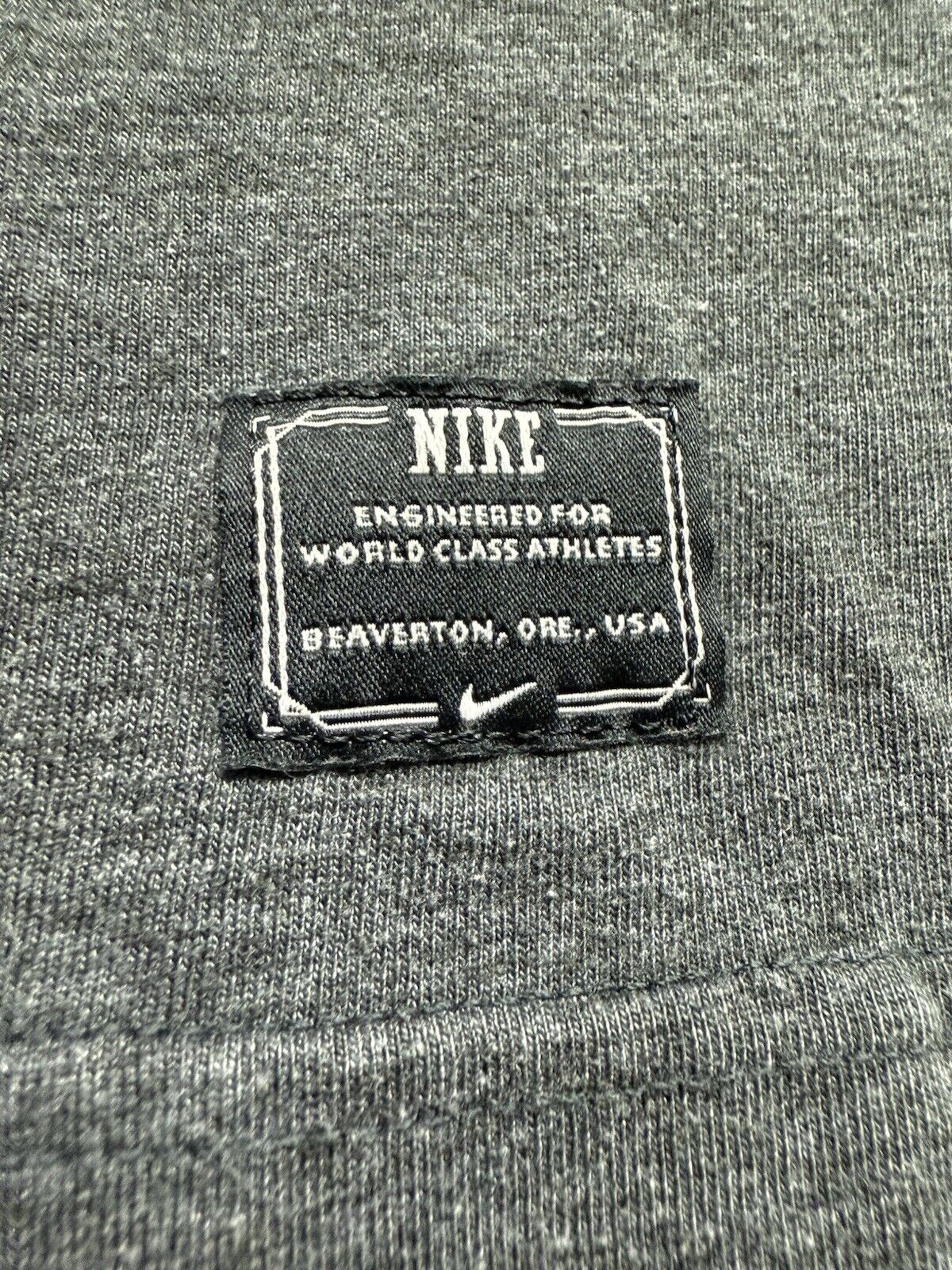 Nike SB x Neckface TShirt Men Medium Grey Lights Out Worldwide Logo Graffiti Art - thriftgoblin